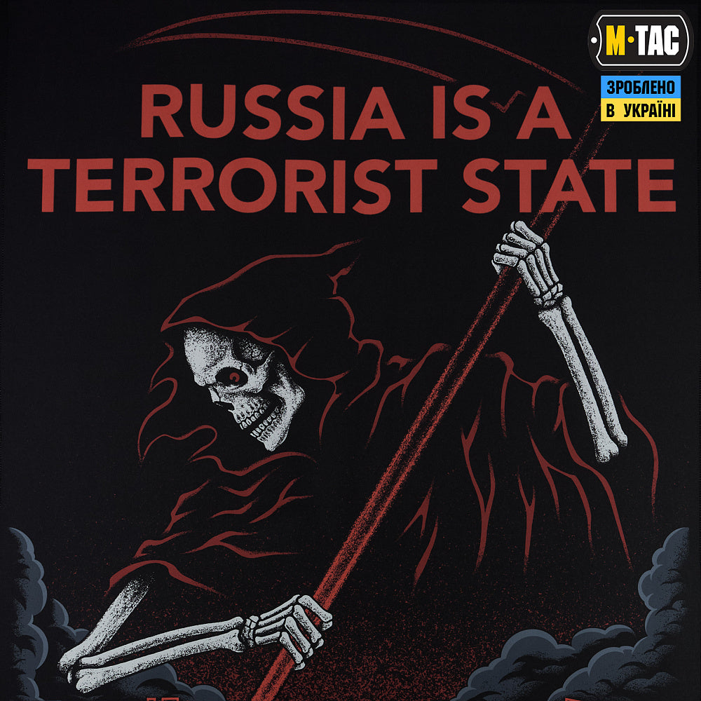 M-Tac Banner Russia Is a Terrorist State