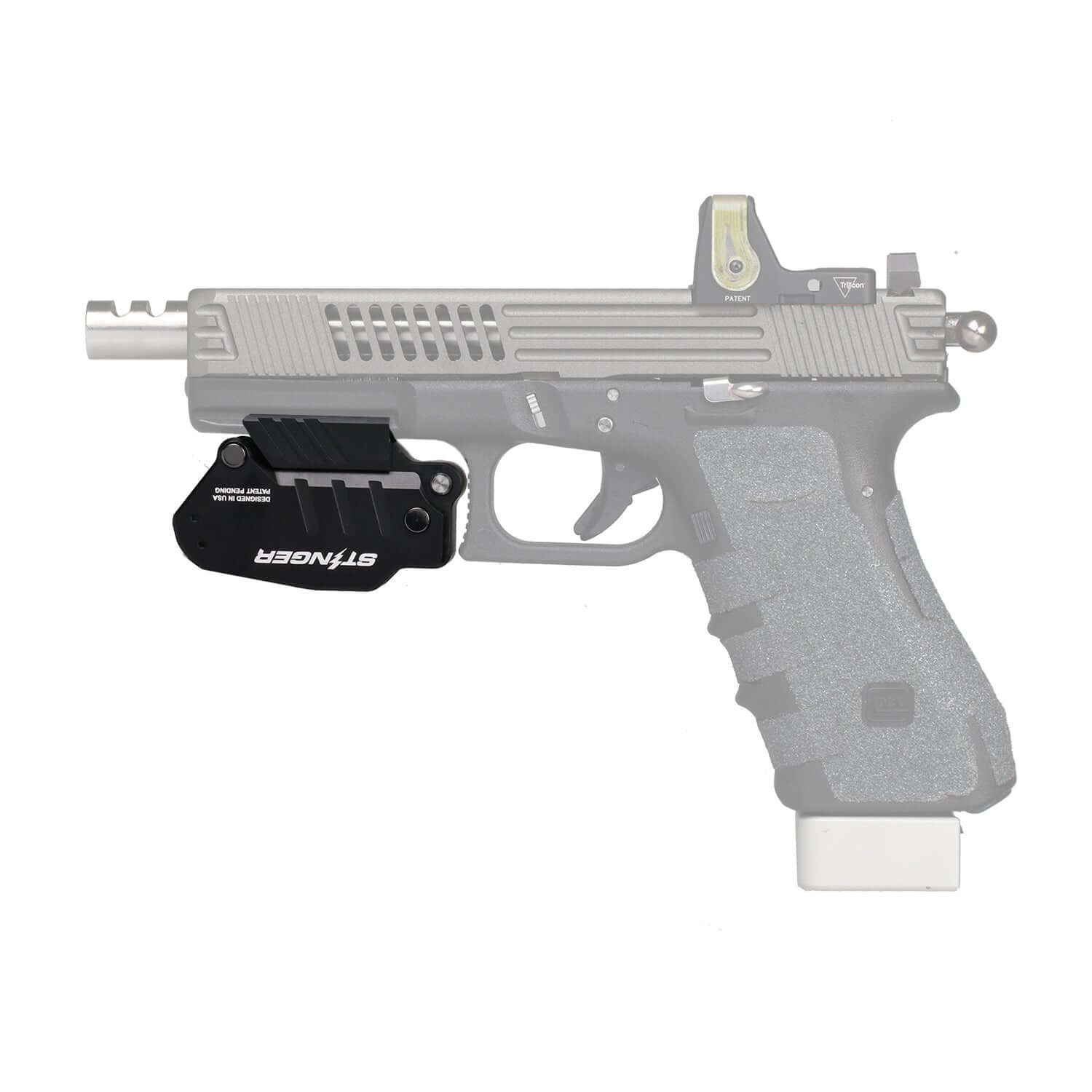 Stinger Concealment System: Trigger Guard Protection Cover, Belt Clip Minimalist Holster (Aluminum Body)