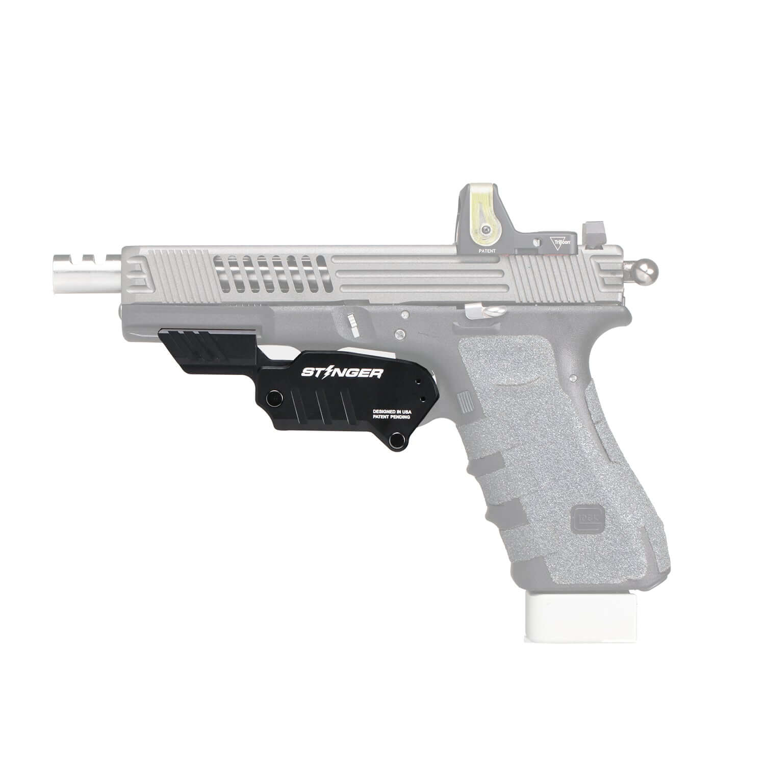 Stinger Concealment System: Trigger Guard Protection Cover, Belt Clip Minimalist Holster (Aluminum Body)