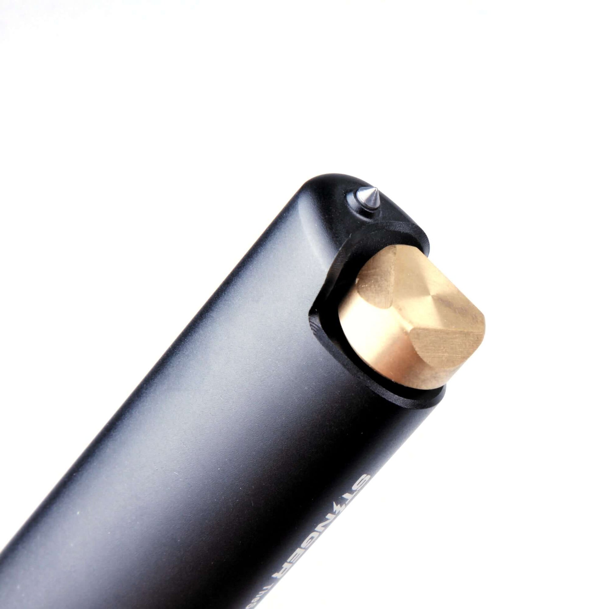 Stinger BIC Lighter Case w/ Car Emergency Window Breaker, Fidget Spinner End Cap, for BIC Full Size Lighter Type J6