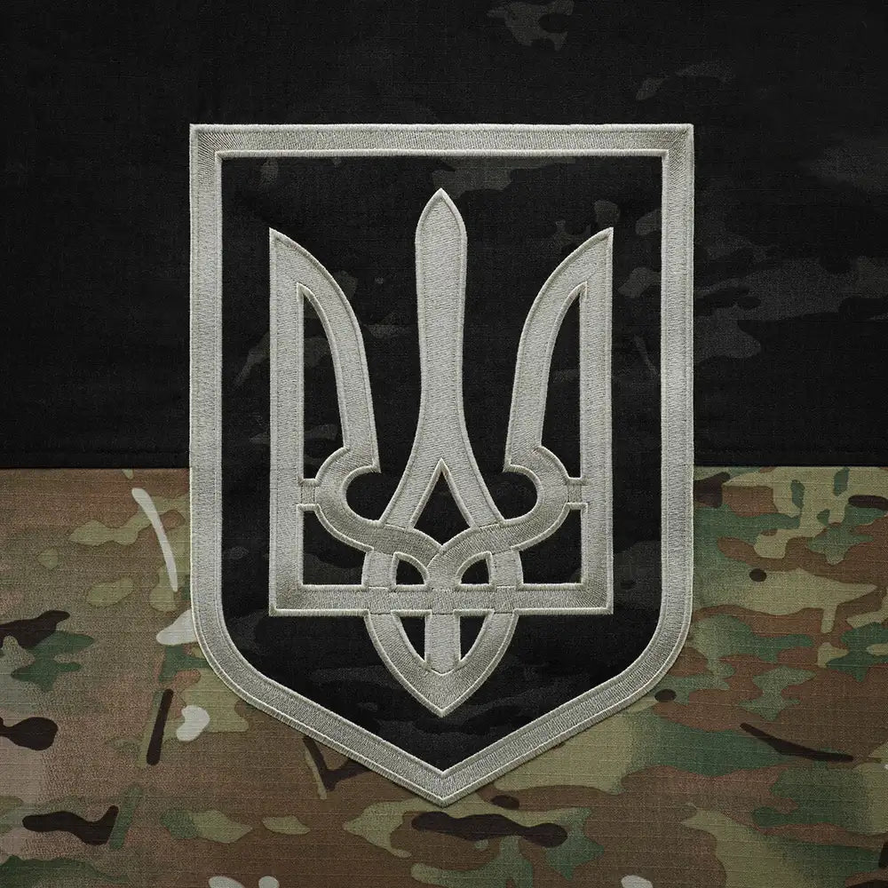 M-Tac Ukrainian Flag with Embroidered Trident (Gift Box)