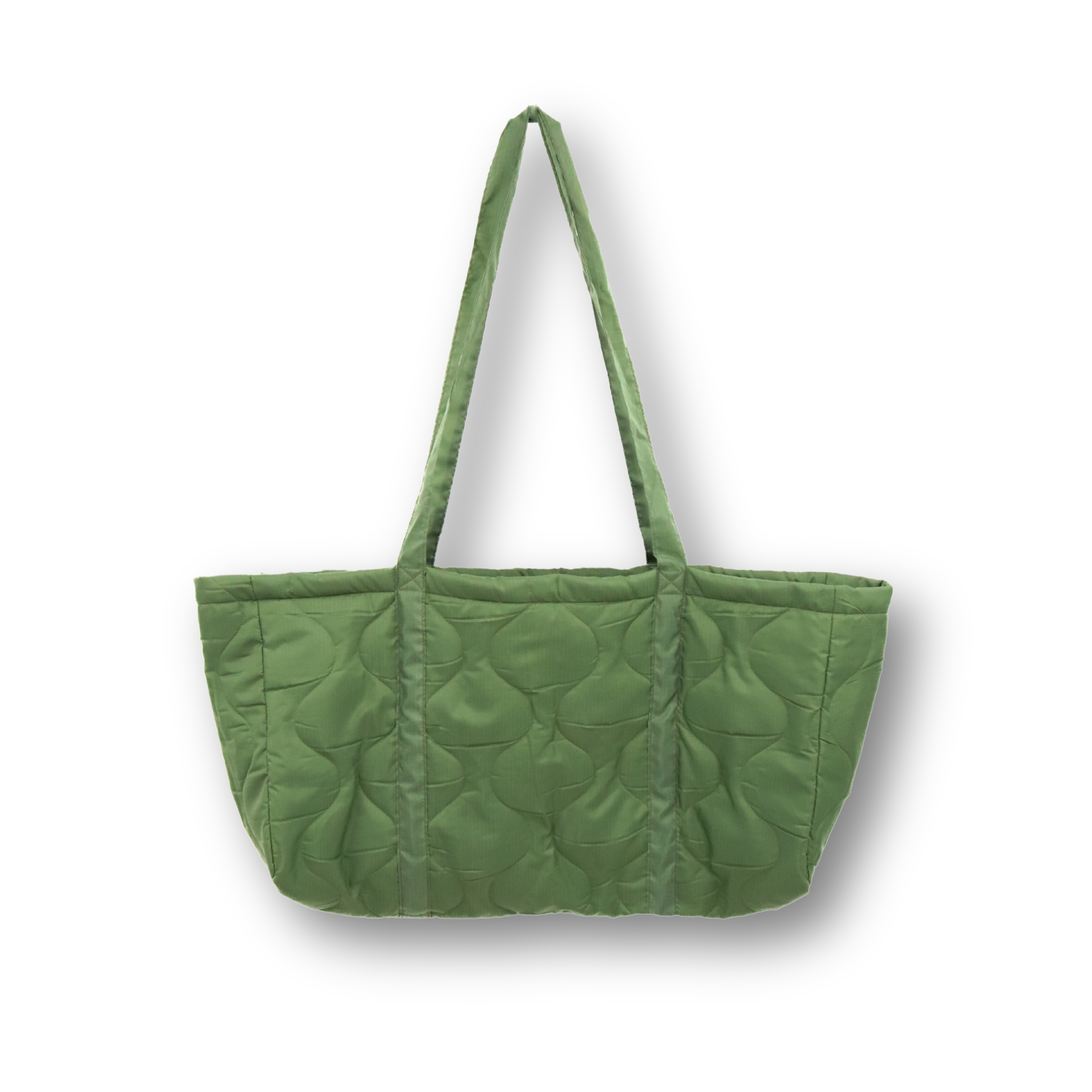 Quilted Shoulder Tote Bag - Made in the USA