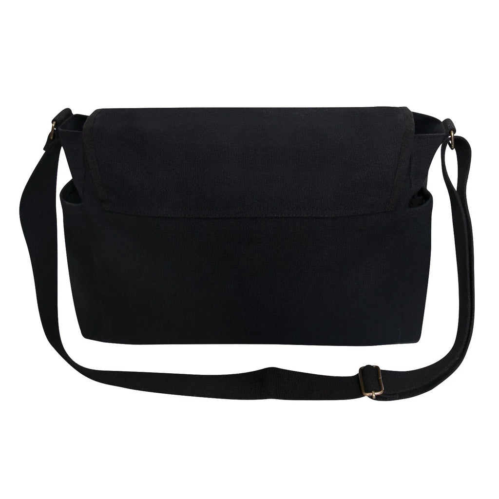 Distressed U.S. Flag Canvas Messenger Bag