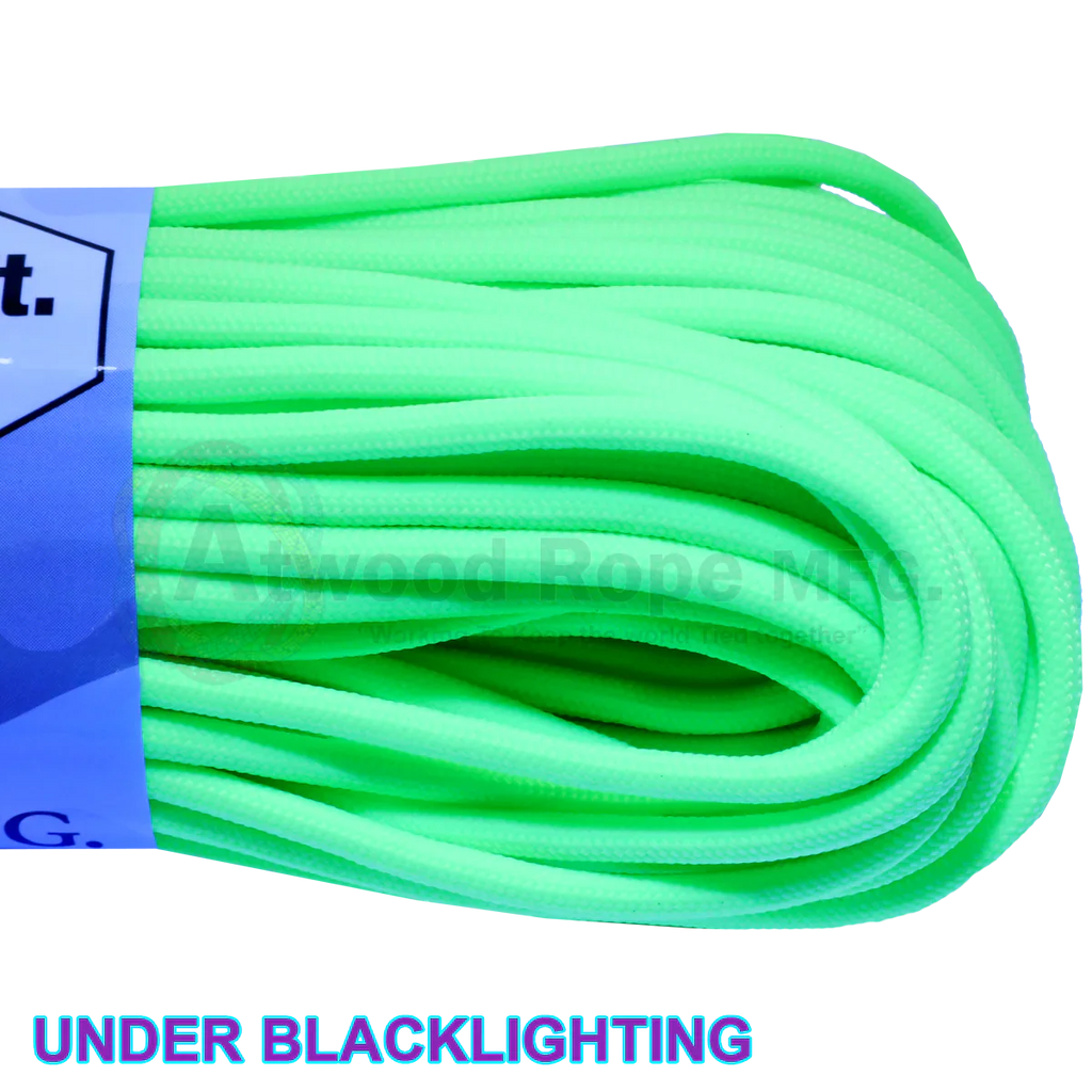 Neon Green - 100ft - 550 Paracord