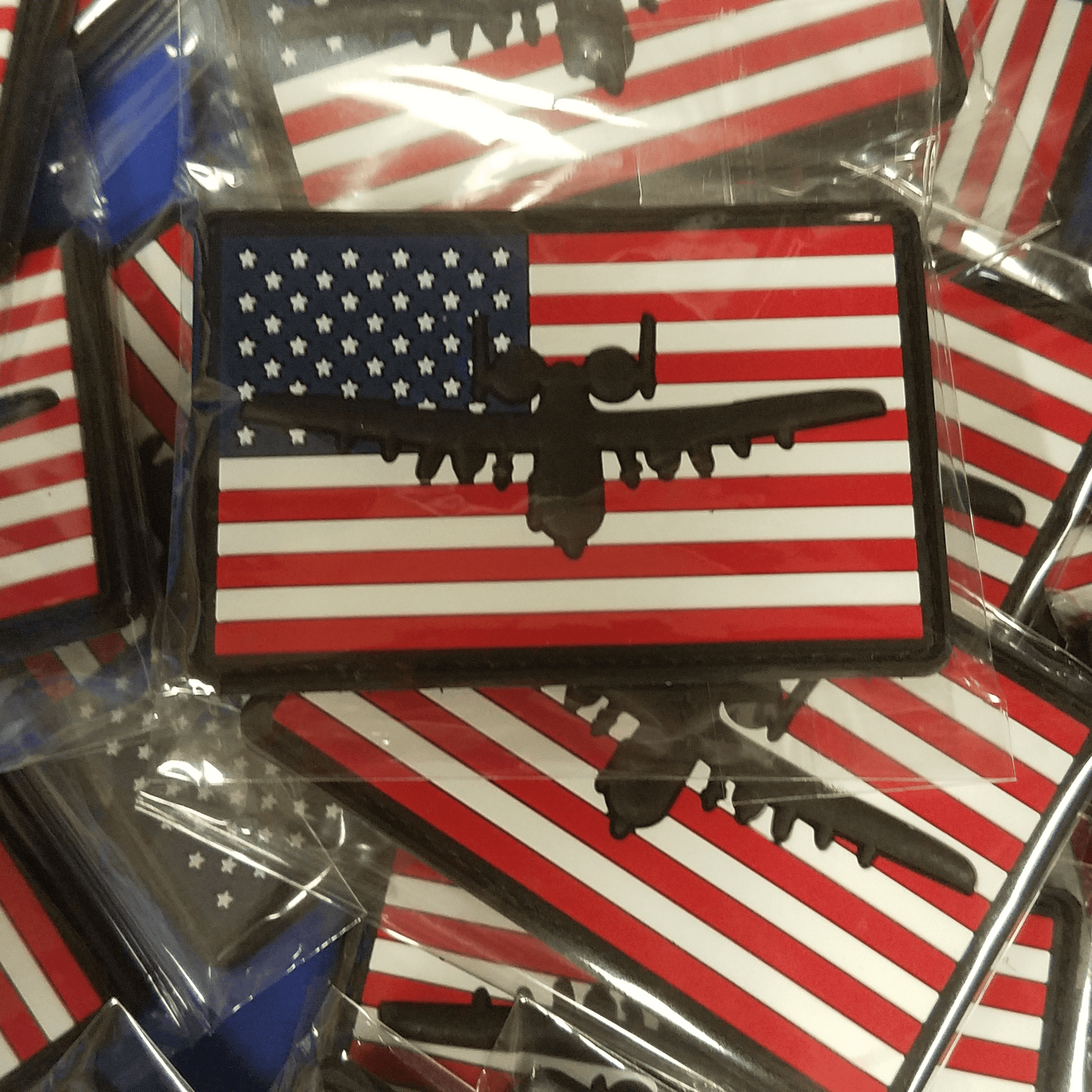 A-10 Warthog Flag Patch - PVC/Rubber