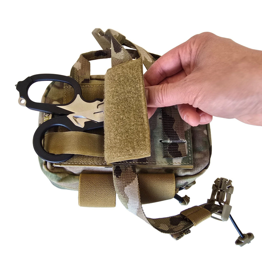 MUCTAC IFAK Rip Away Medical Pouch MOLLE 500D Nylon EMT First Aid Utility Bag