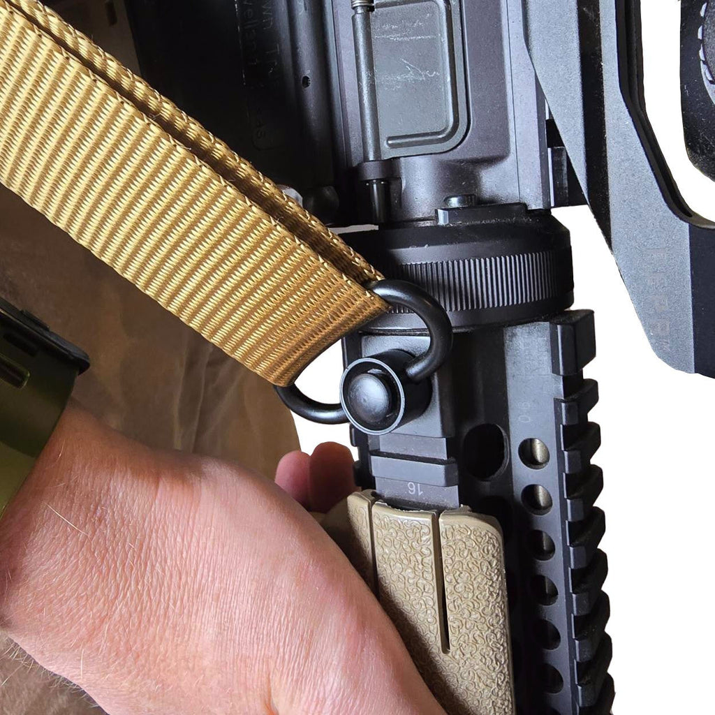 MUCTAC Elite Convertible 2 to 1 Point Rifle Sling QD Swivels 1000D Nylon