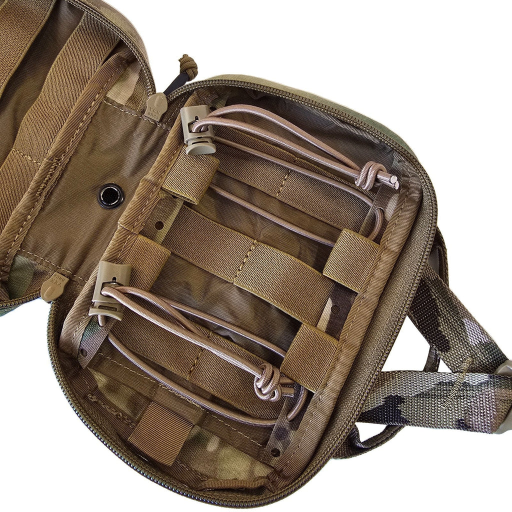 MUCTAC IFAK Rip Away Medical Pouch MOLLE 500D Nylon EMT First Aid Utility Bag