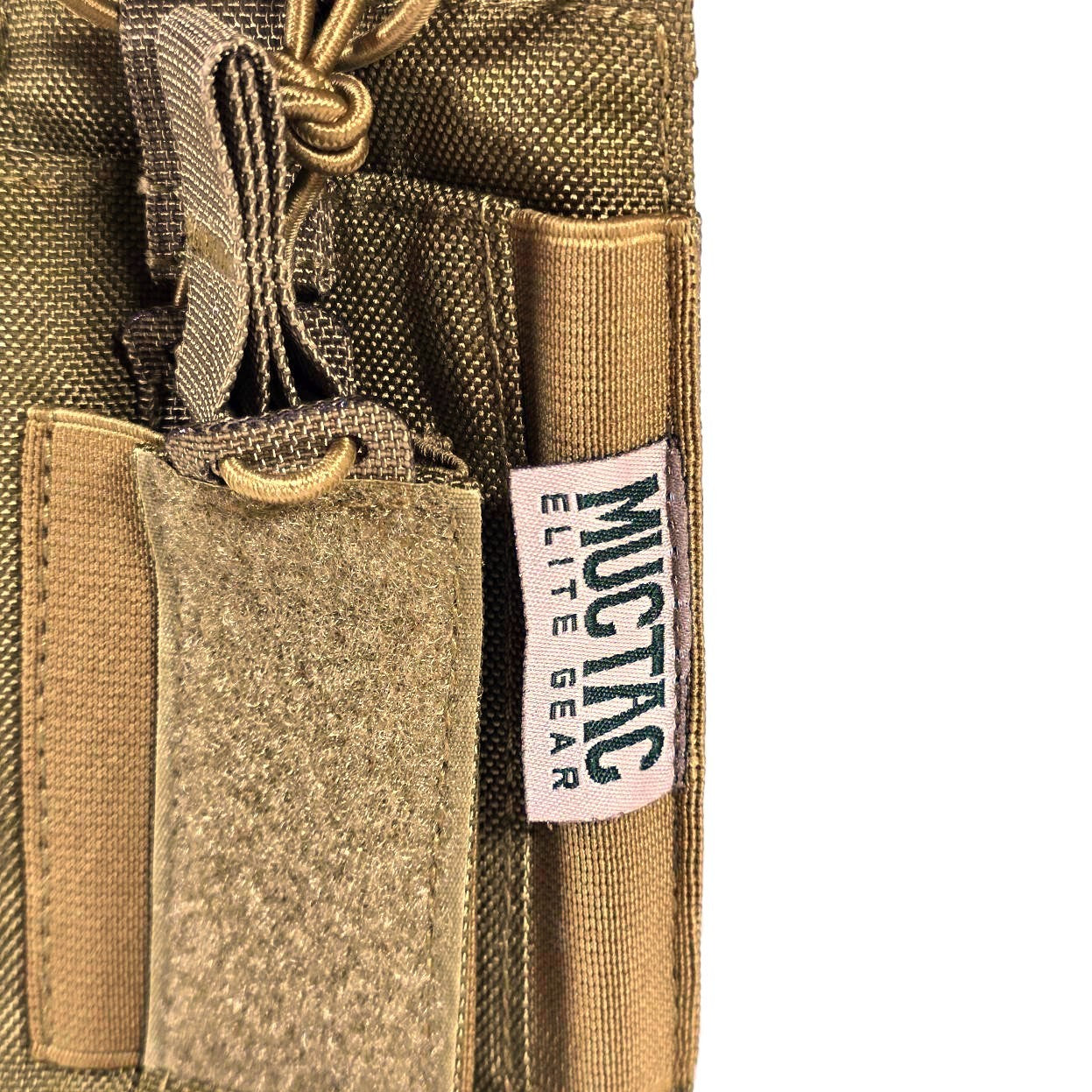 MUCTAC Kangaroo Triple Mag Pouch MOLLE 5.56 & 9mm 1000D Nylon Black