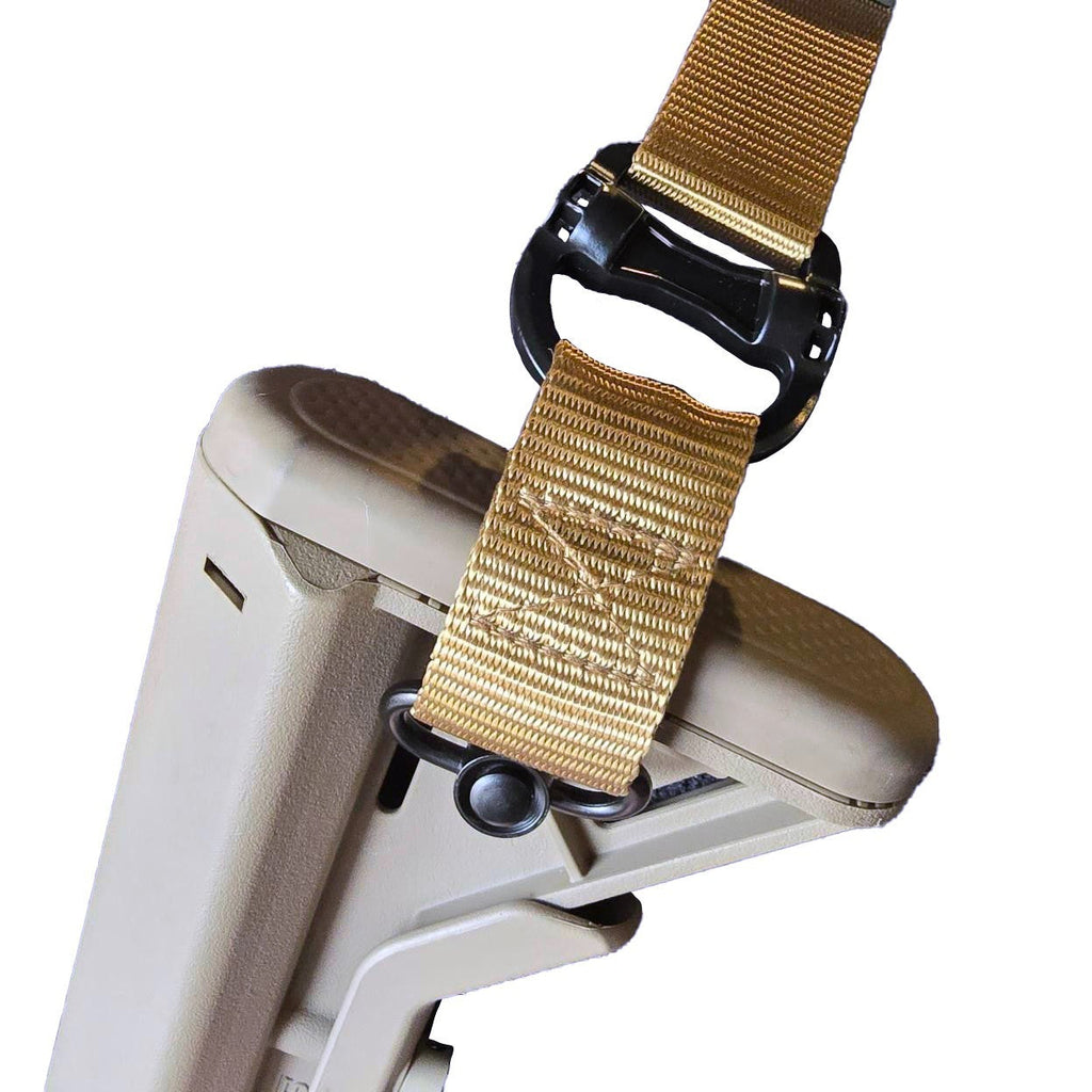 MUCTAC Elite Convertible 2 to 1 Point Rifle Sling QD Swivels 1000D Nylon