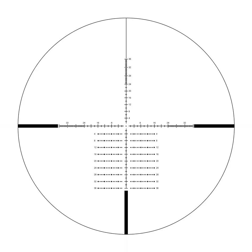 T-Eagle ST 4-16x44 FFP Waterproof Shockproof Scope 30mm Tube w/ Illumination