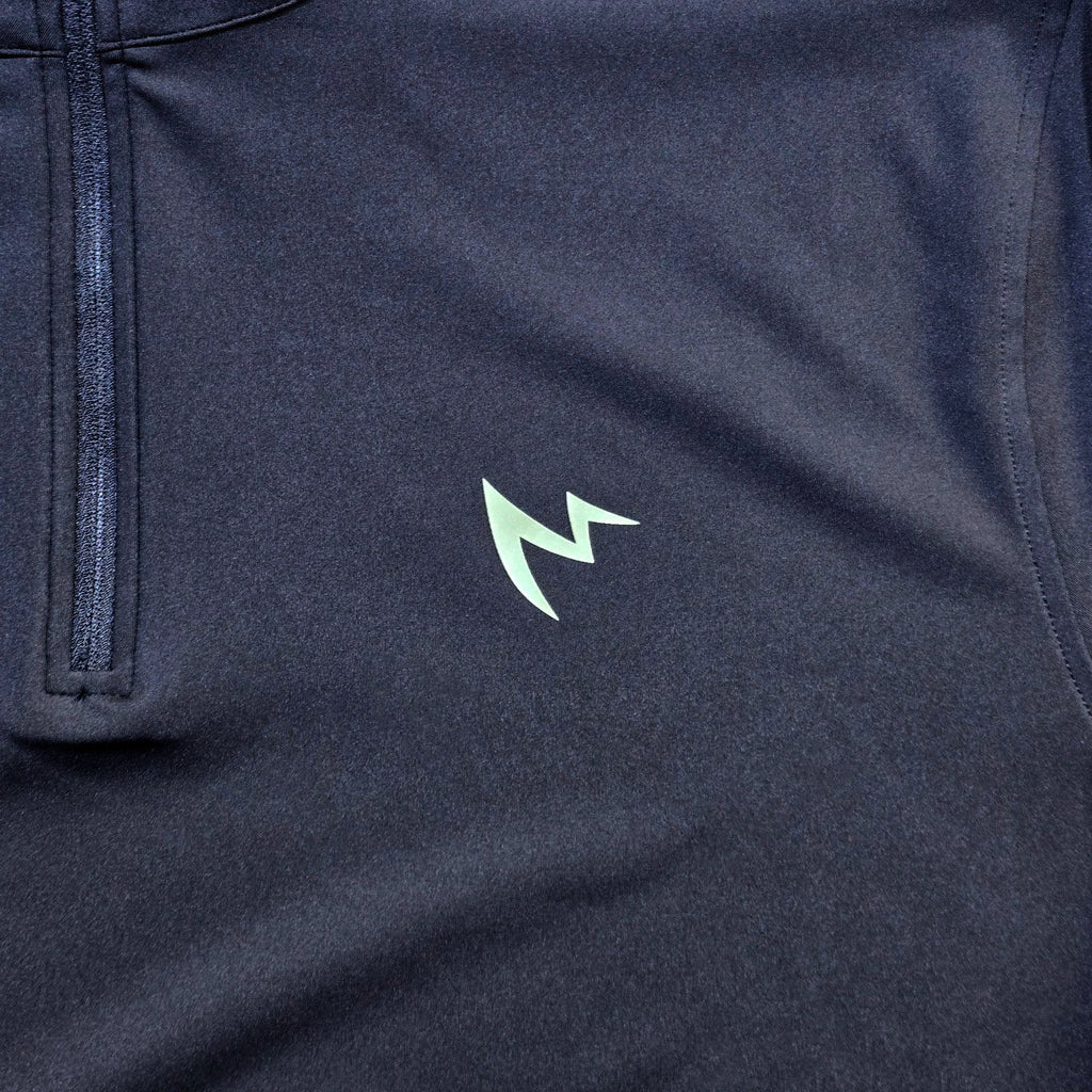 MUCITUP MUCTAC 1/4 Zip Pullover Performance Tactical Quarter Zip Black