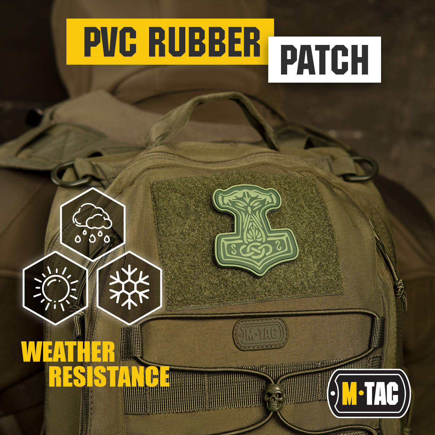 M-Tac patch Mjolnir PVC