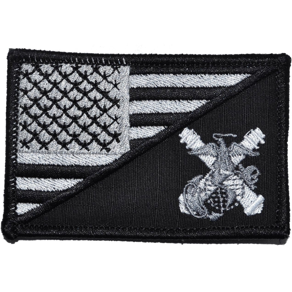 USMC Artillery USA Flag - 2.25x3.5 Patch