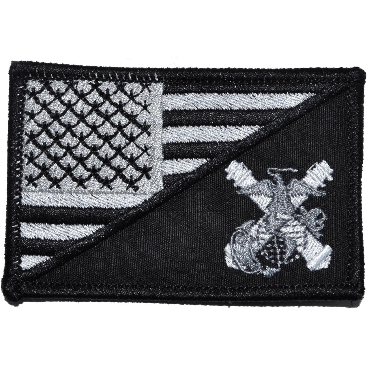USMC Artillery USA Flag - 2.25x3.5 Patch