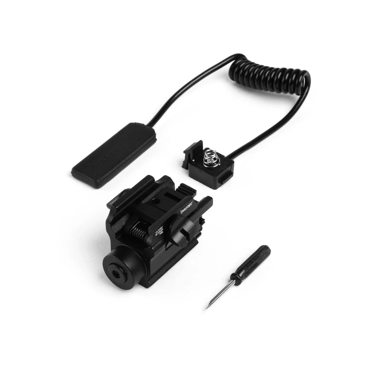 iPROTECT | RMLSR Red Rail-Mount Firearm Laser Sight with Pressure Switch