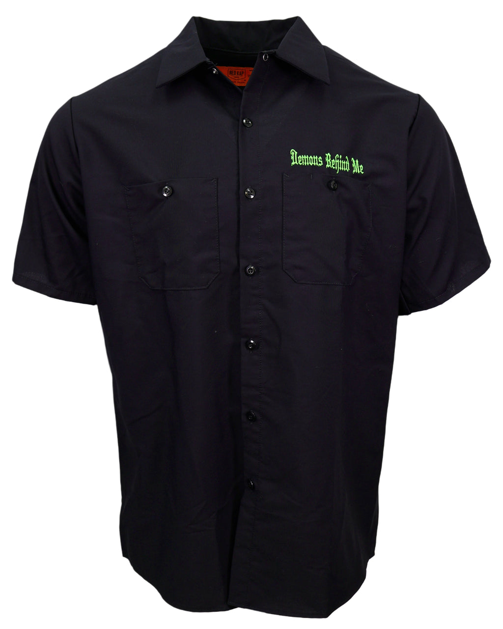"Lucky" Embroidered Industrial Shop Shirt