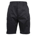 BDU Shorts - Black - Polyester/Cotton