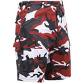BDU Shorts - Red Camo Poly/Cotton