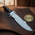 Damascus Combat Tactical Tracker for Bushcraft Camping