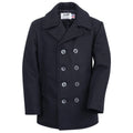 Authentic Pea Coat - Navy - Classic 32 Oz. Melton Wool