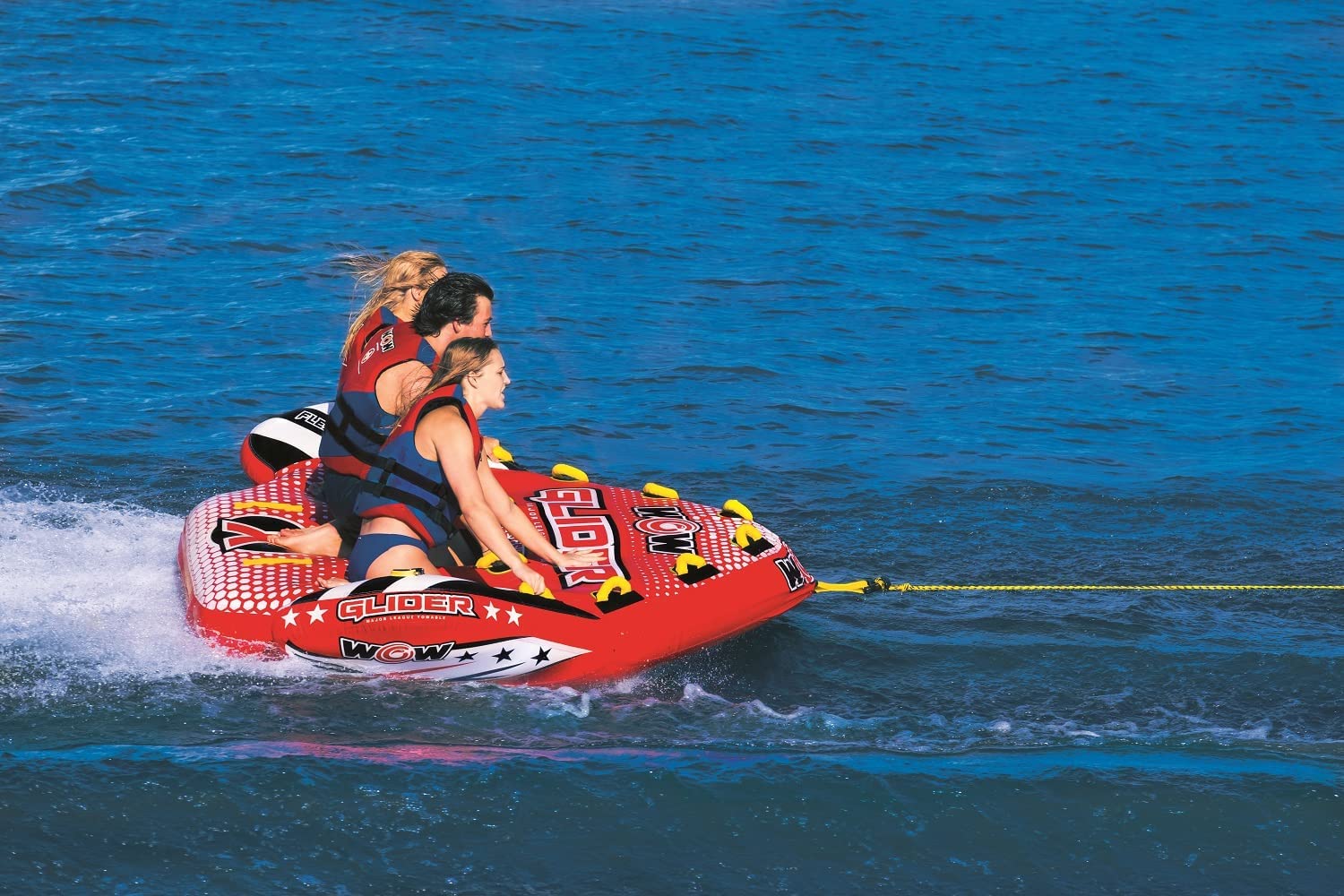 WOW Watersports Glider 3 Person 3P Towable with Flex Seating