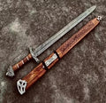 Norwegian Viking Sword with Carved Norse Knotwork