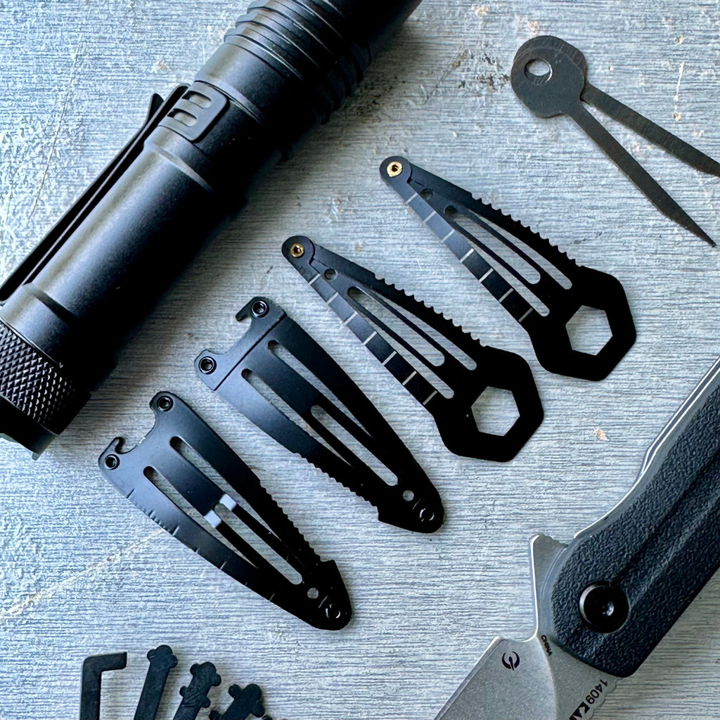 Counter-Custody Hair Clip Barette Multitool - 4-Pack