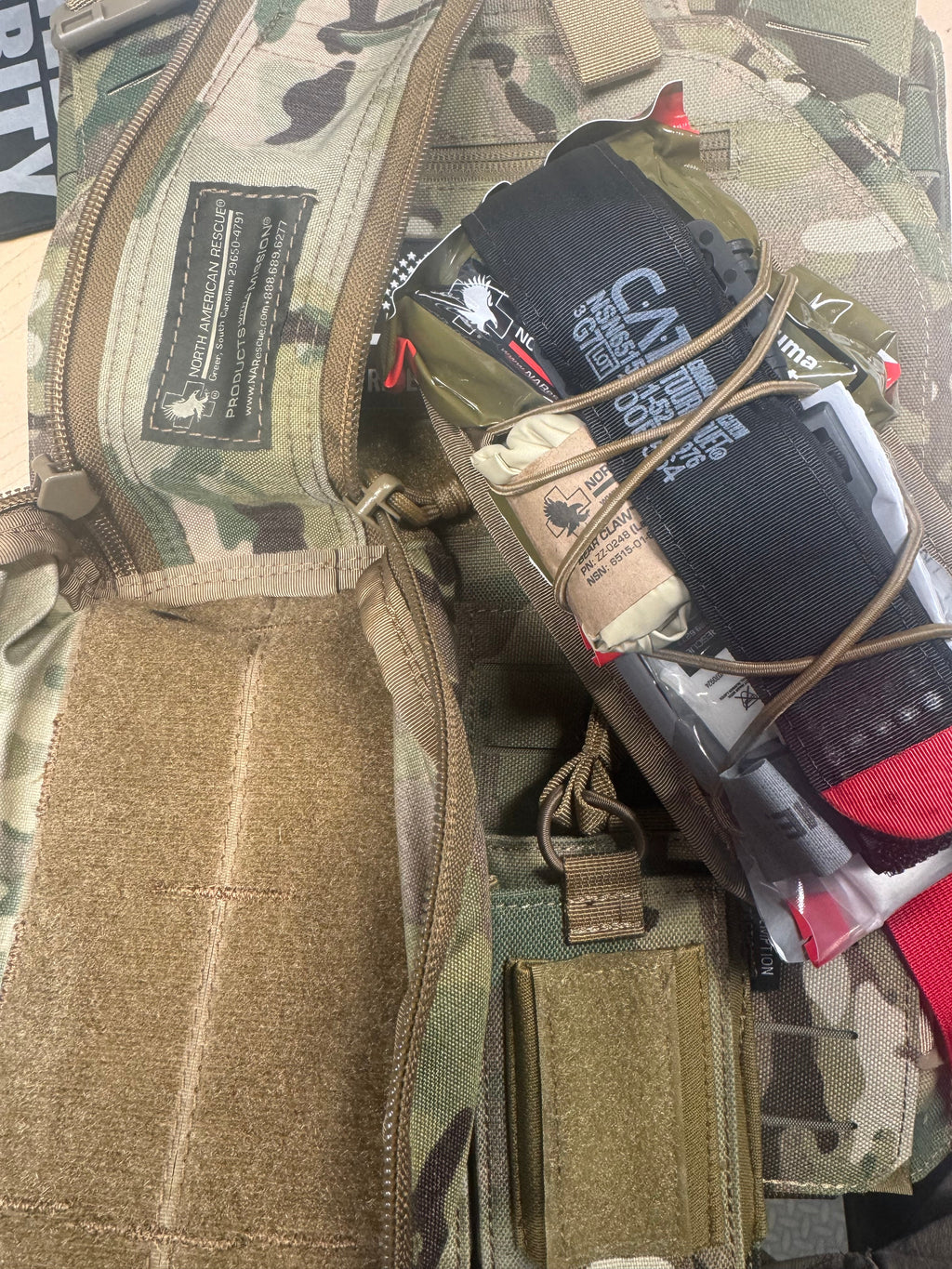 Redemption Tactical Crusader 2.0® l St. Michael FULL ARMOR KIT COMBO PACKAGE with Crusader 2.0 +IFAK Medical Kit + LEVEL IV  (2) 10x12 Front/Back Plates (2) 6x8 Side Plates (Level III PE)