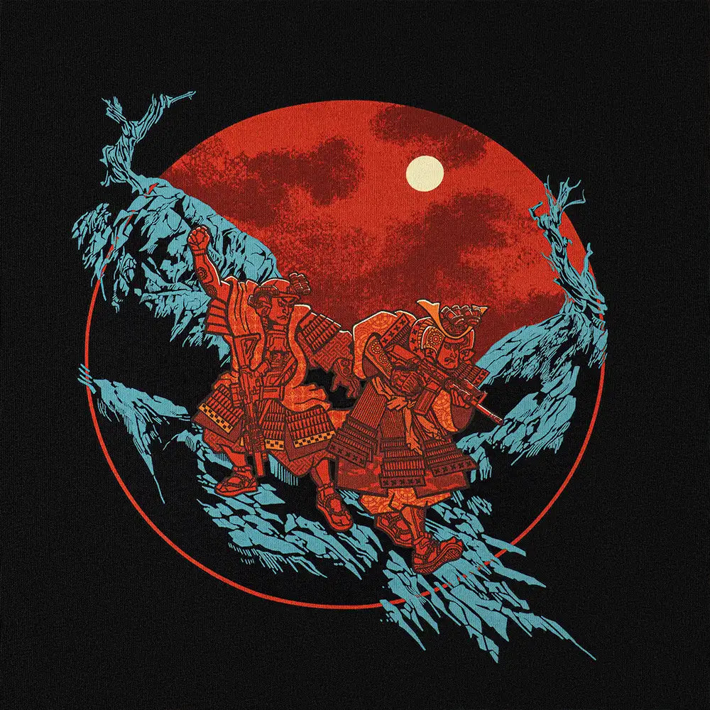 M-Tac T-Shirt Two Samurai Cotton Hard Oversize