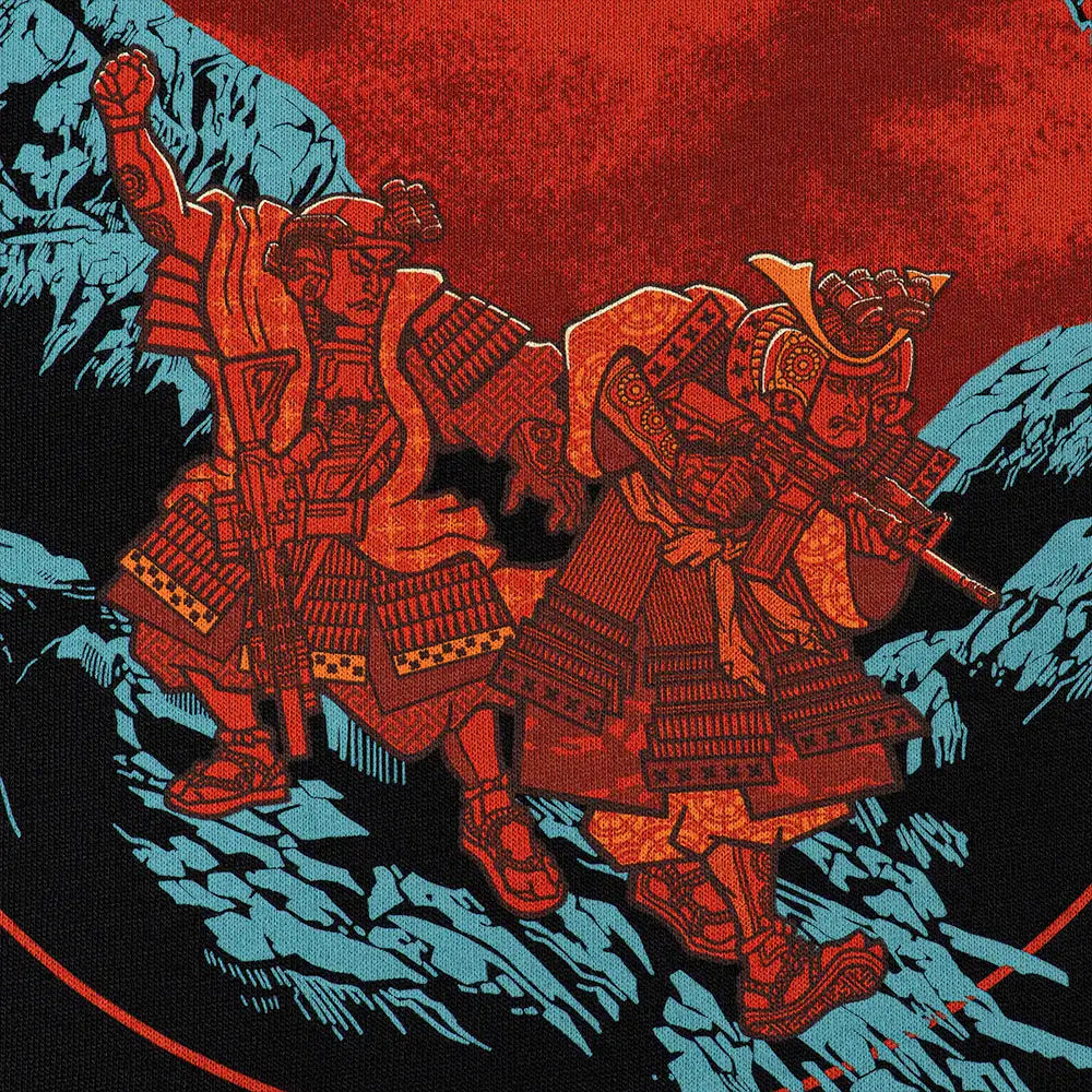 M-Tac T-Shirt Two Samurai Cotton Hard Oversize