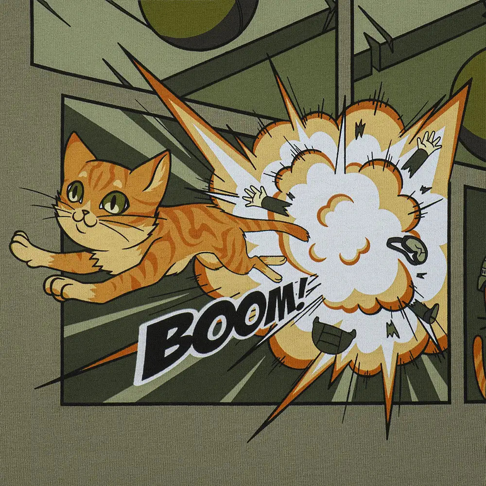 M-Tac T-Shirt Orange Cat Cotton Hard