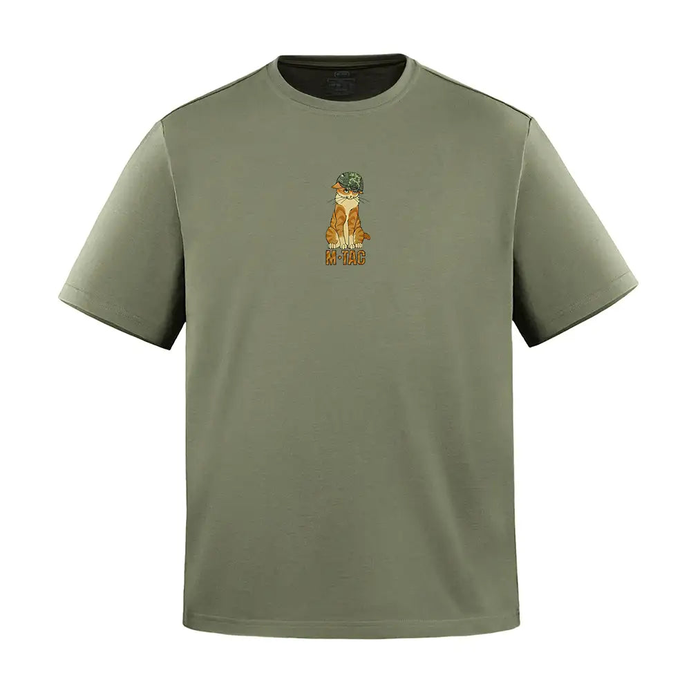 M-Tac T-Shirt Orange Cat Cotton Hard