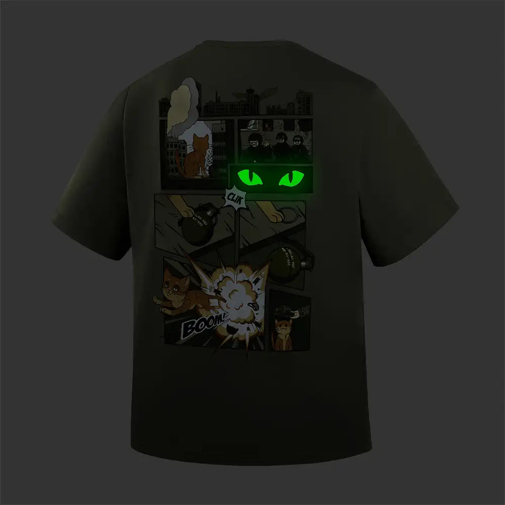 M-Tac T-Shirt Orange Cat Cotton Hard