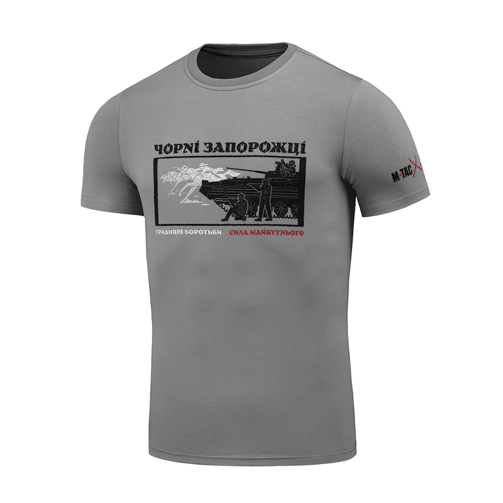 M-Tac T-Shirt Black Zaporizhzhian Cossacks