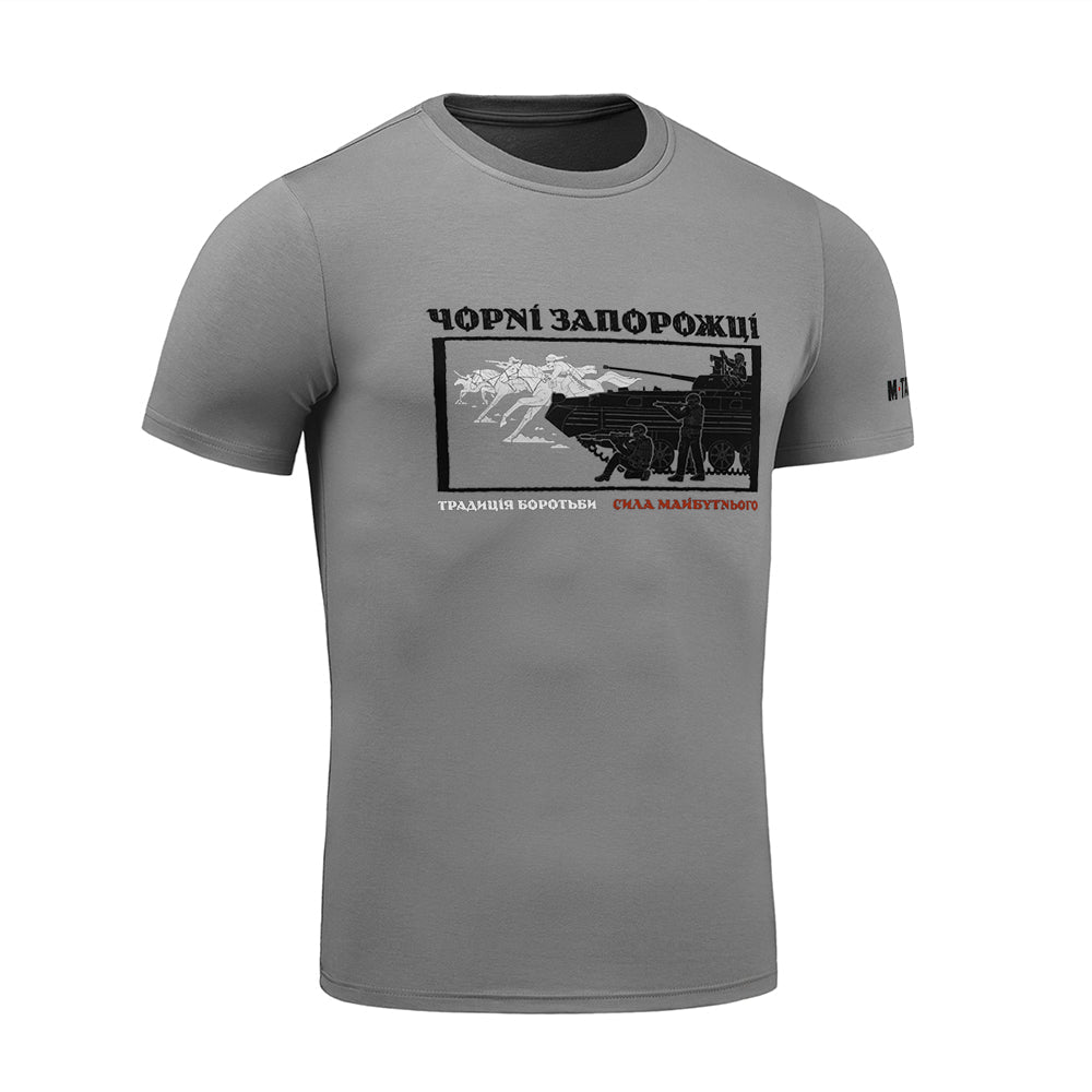 M-Tac T-Shirt Black Zaporizhzhian Cossacks