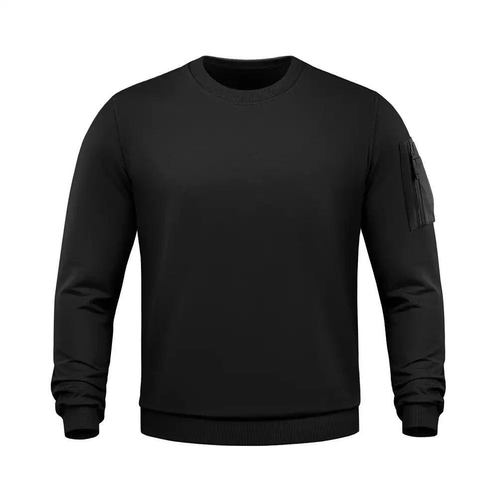 M-Tac Crewneck Sweatshirt Nylon Pocket Cotton Hard