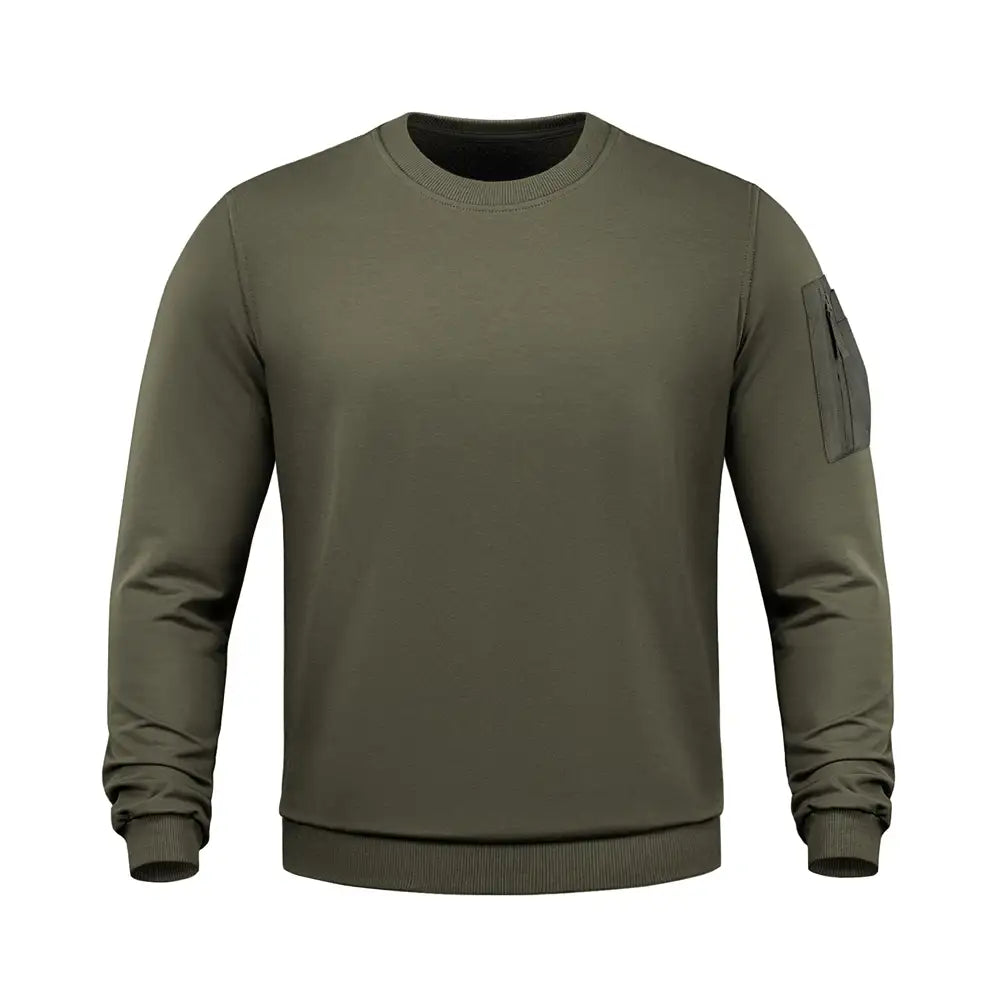 M-Tac Crewneck Sweatshirt Nylon Pocket Cotton Hard