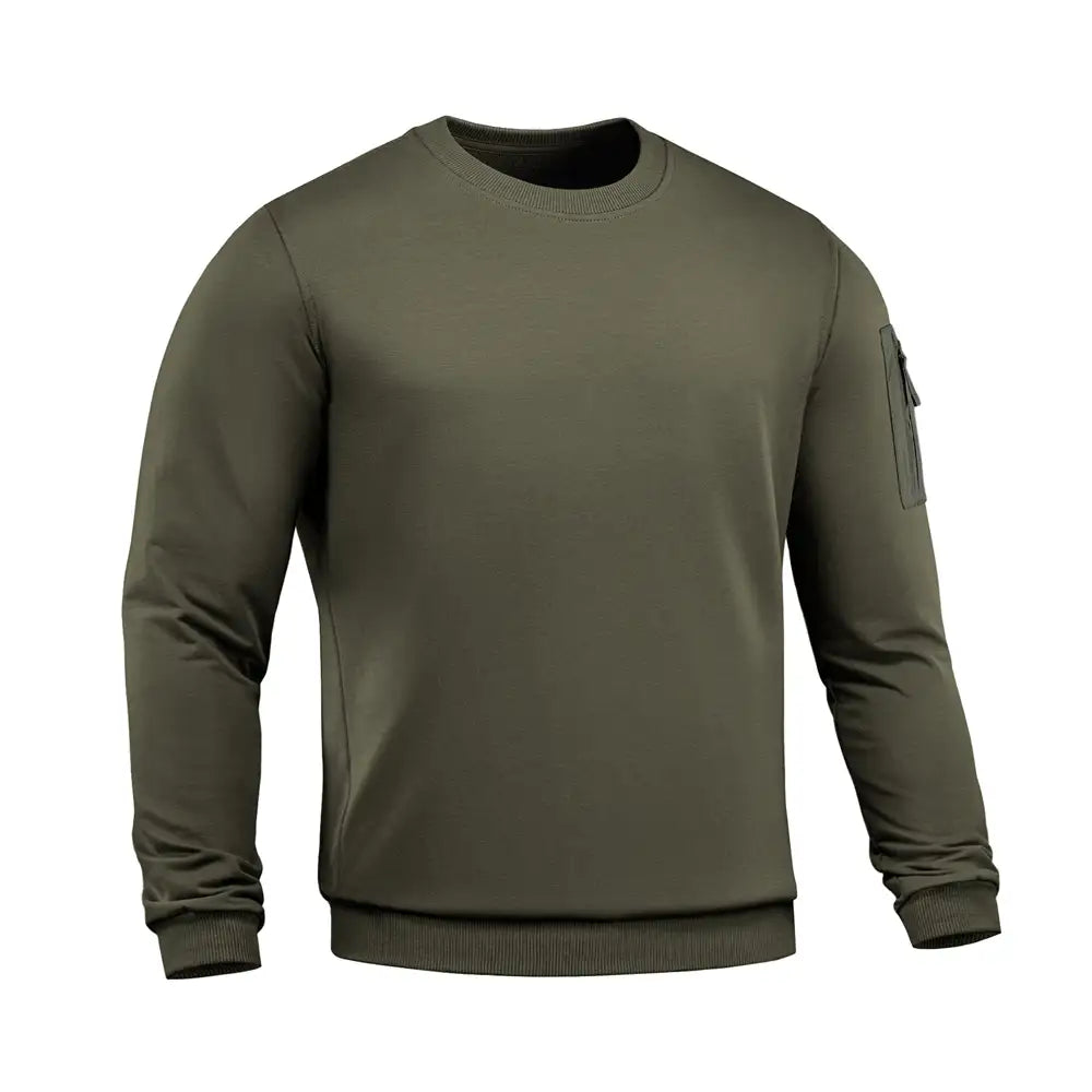 M-Tac Crewneck Sweatshirt Nylon Pocket Cotton Hard
