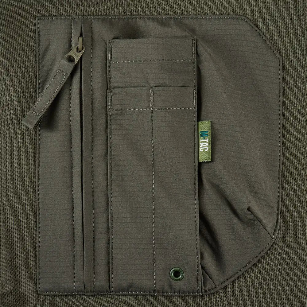 M-Tac Crewneck Sweatshirt Nylon Pocket Cotton Hard