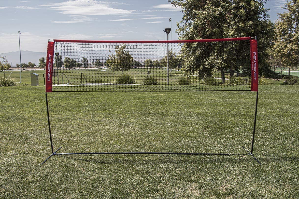 PowerNet Portable 10x3 Ft Net for Tennis Badminton Volleyball Pickellball (1050)