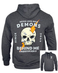 "Unbreakable" Unisex Heathered Charcoal Hoodie
