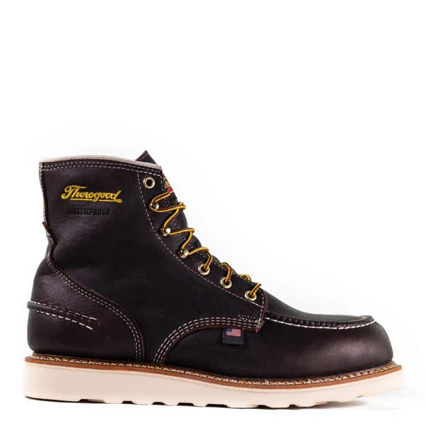 Thorogood MOC TOE 1957 Series – Waterproof – 6″ Briar Pitstop MOC TOE – Maxwedge Wedge™
