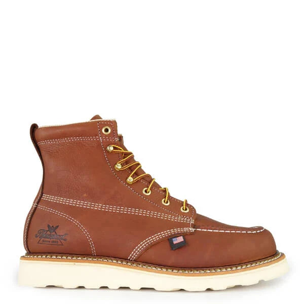 Thorogood MOC TOE American Heritage – 6″ Tobacco – Maxwear Wedge™ Boots