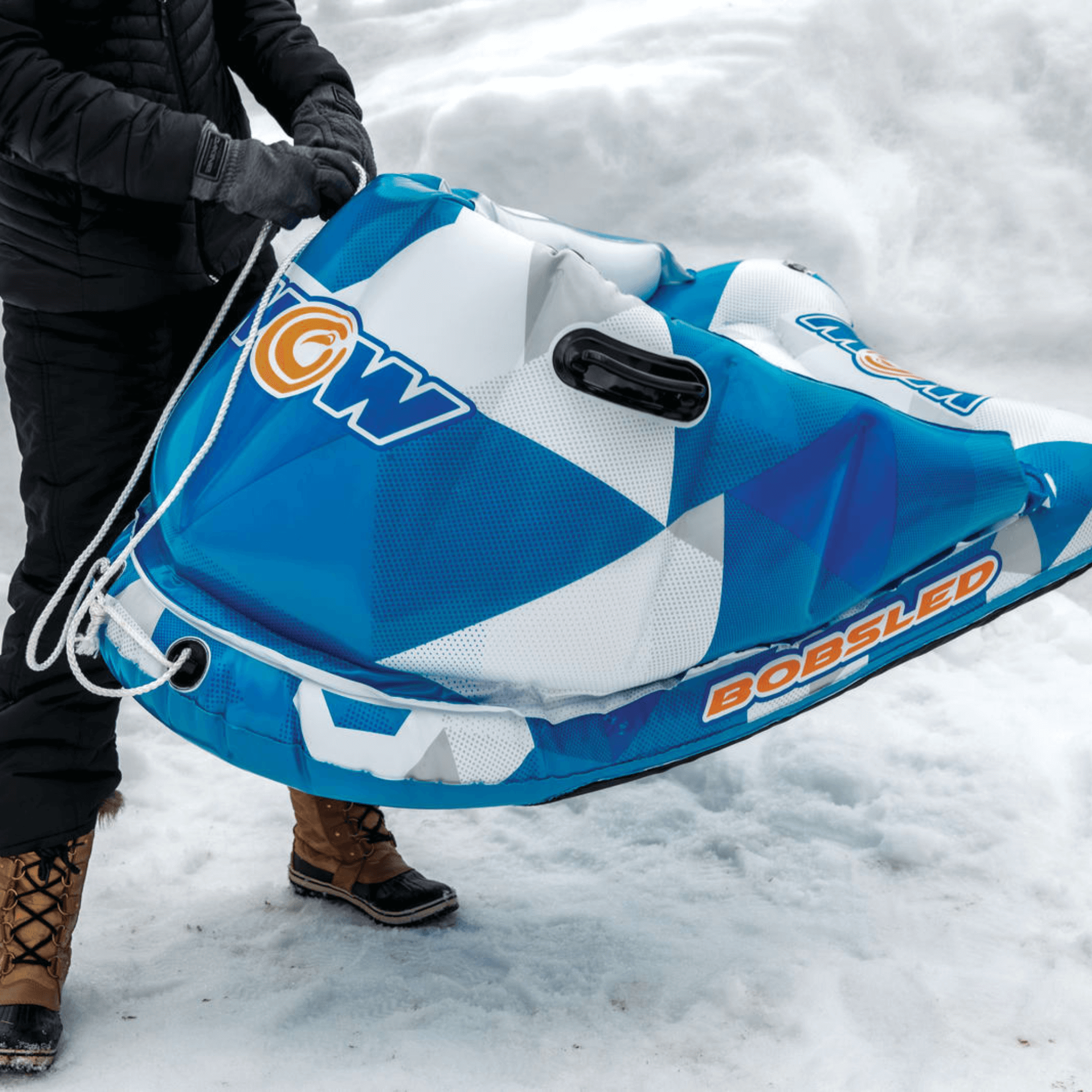 WOW Watersports Snow Tube Bobsled for Kids and Adults