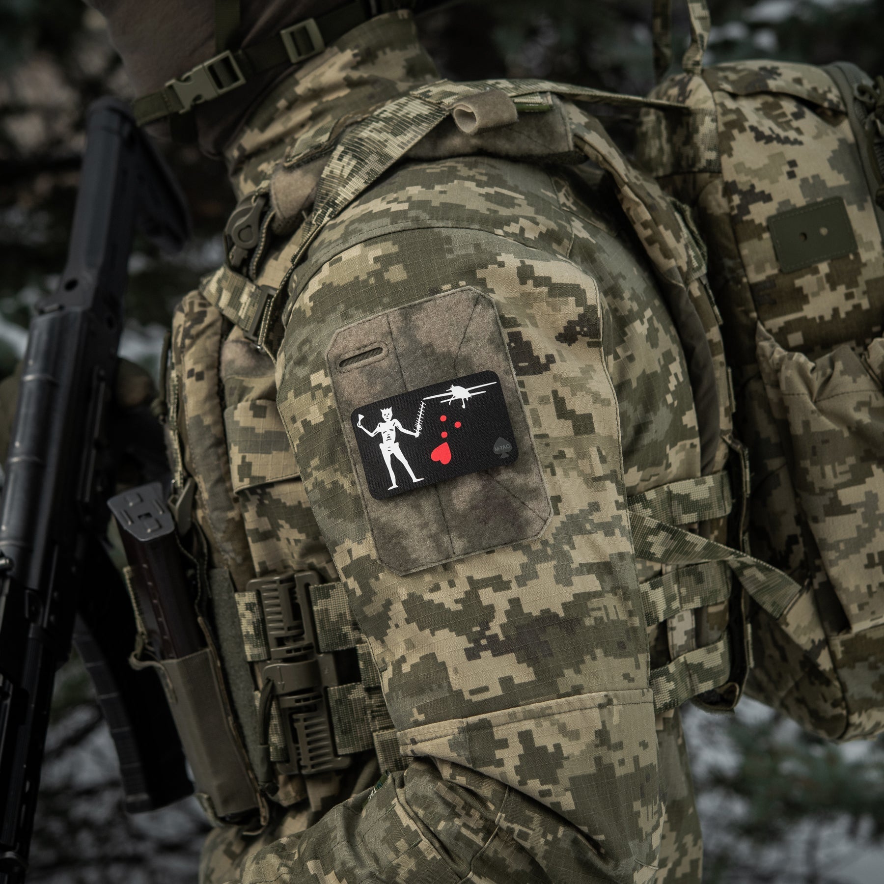 M-Tac Patch Flag Black Beard