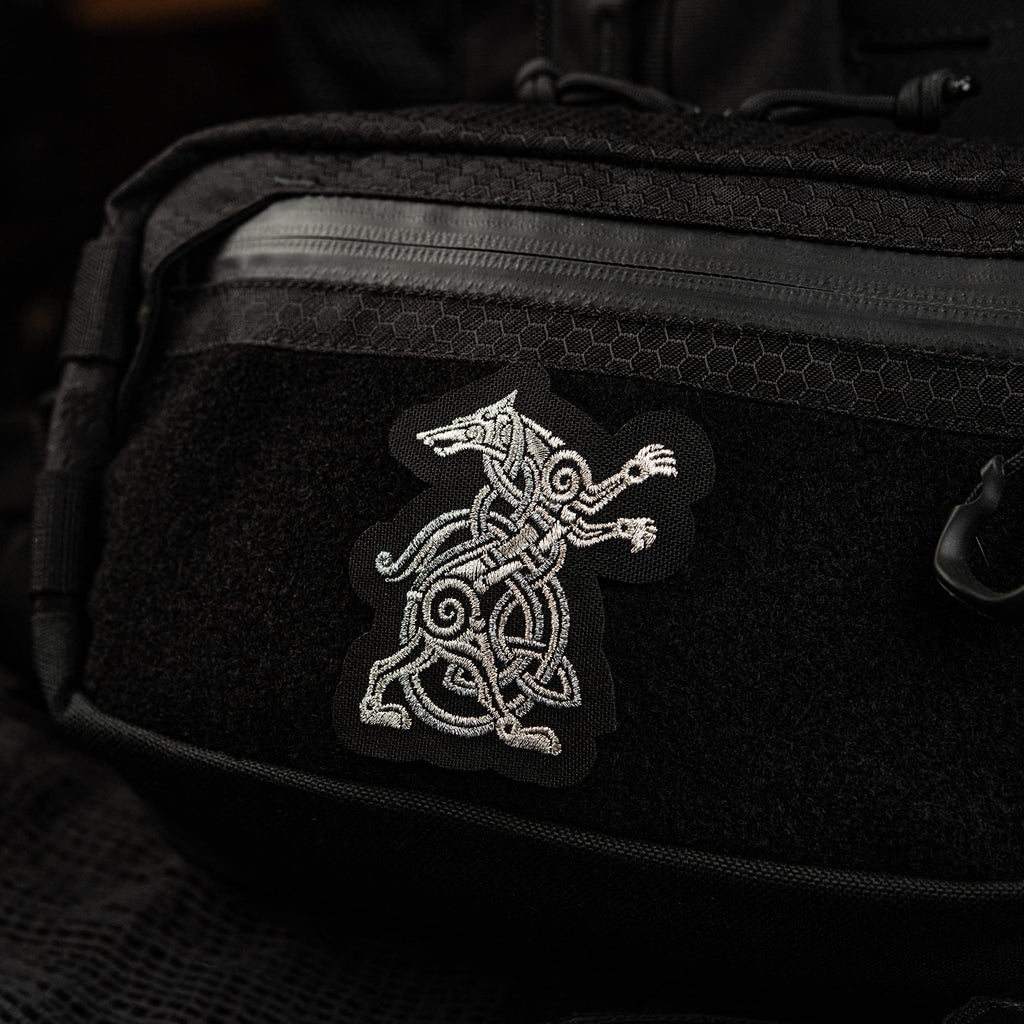 M-Tac patch Wolf (Embroidery) Black