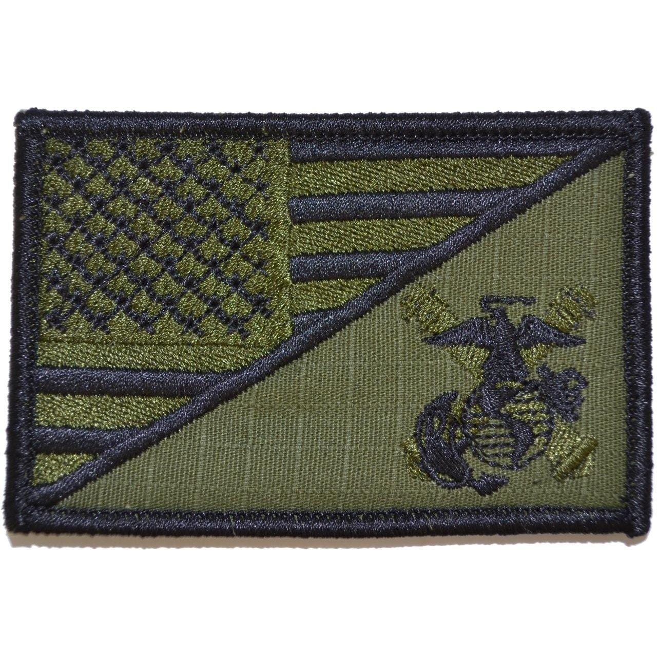 USMC Artillery USA Flag - 2.25x3.5 Patch