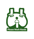 Please Wash Hands Sticker