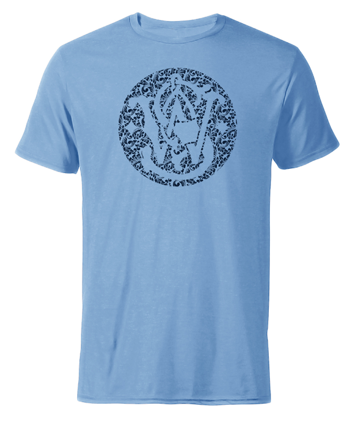 Smith & Wesson® Women's Filagree Reverse Fill Logo Premium Tee in Iceberg